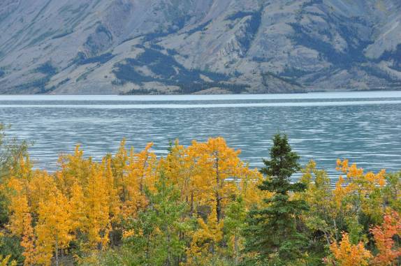 A fabulosa paisagem ao longo da Alaska Highway, no Yukon Territory, no Canadá